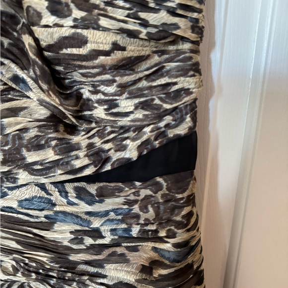 Cache One-Shoulder Animal Print Dress - Picture 3 of 7